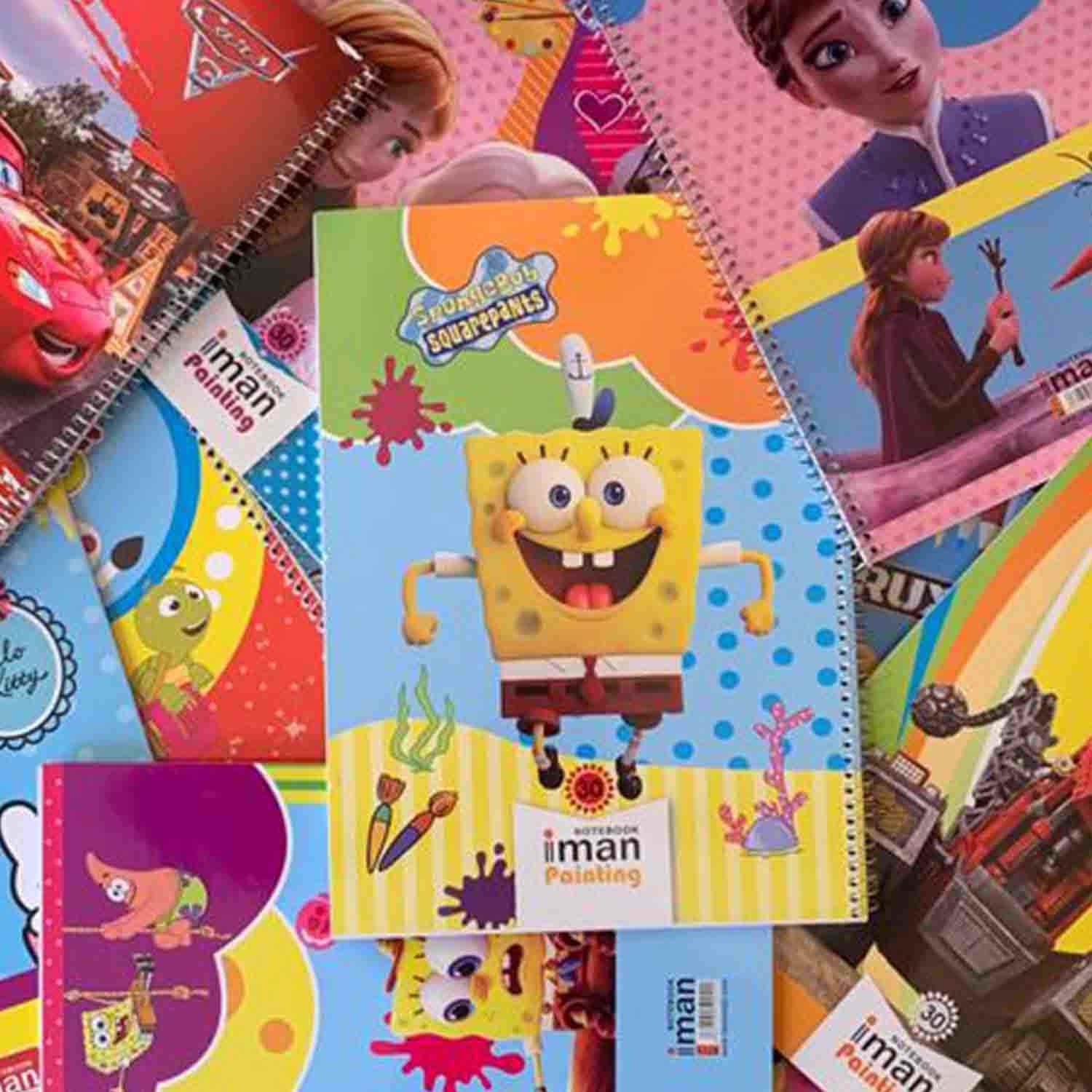 دفتر30برگ نقاشی کد8771ایمان رحلی