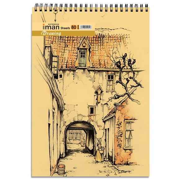 دفترطراحی80برگ24*34 ایمان کد8530 (4عددی)