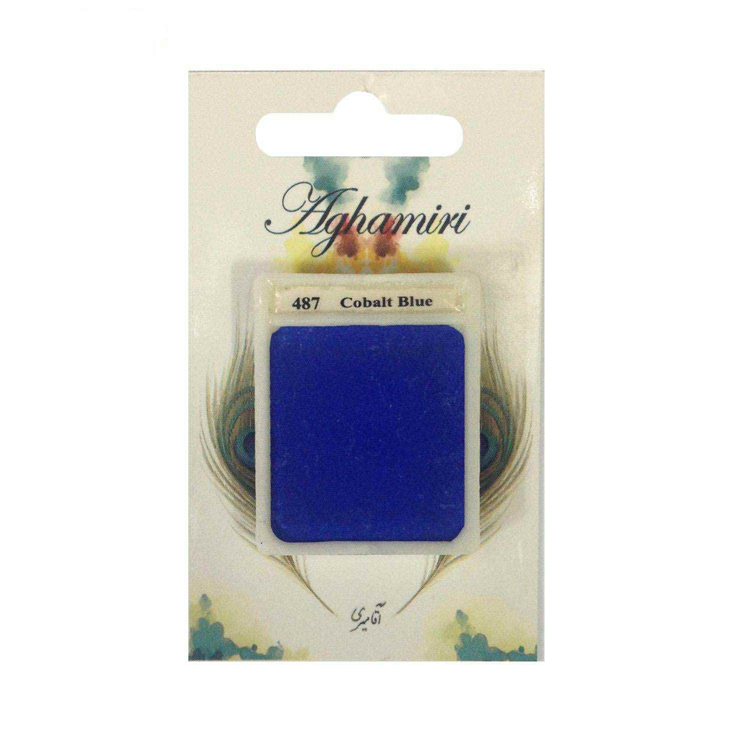 قرص آبرنگ کد 487آقامیری       Cobalt Blue
