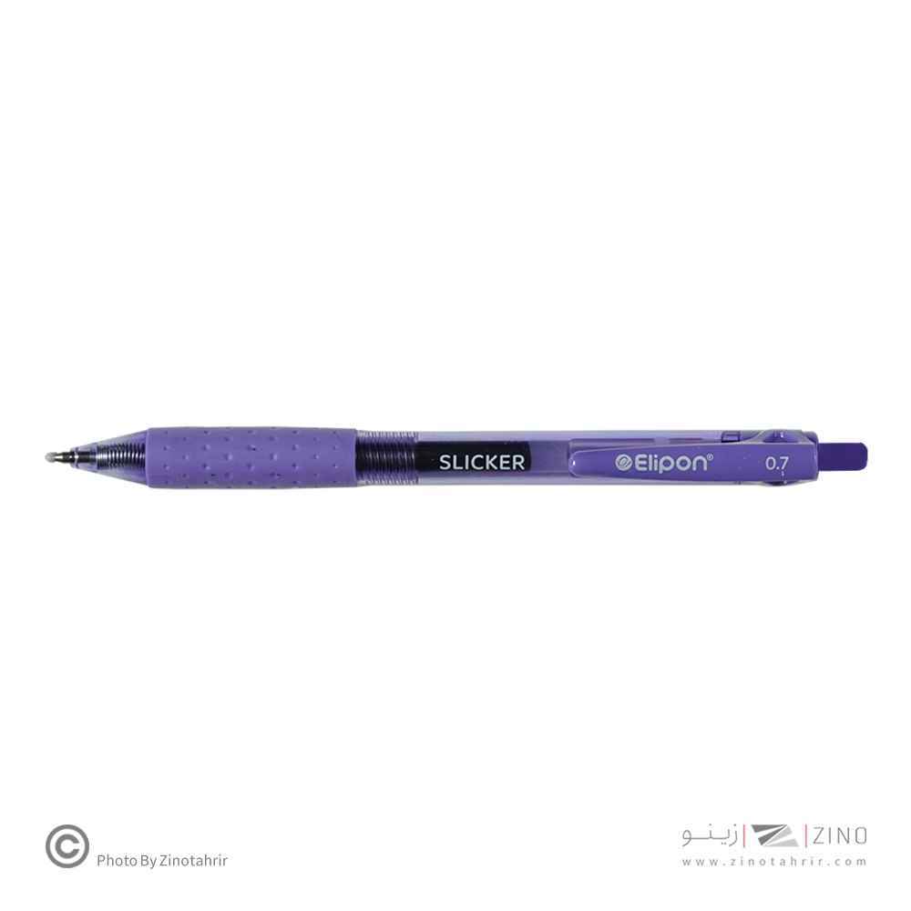 روان نویس فشاری اسلیکر بنفش 0/7 الیپون