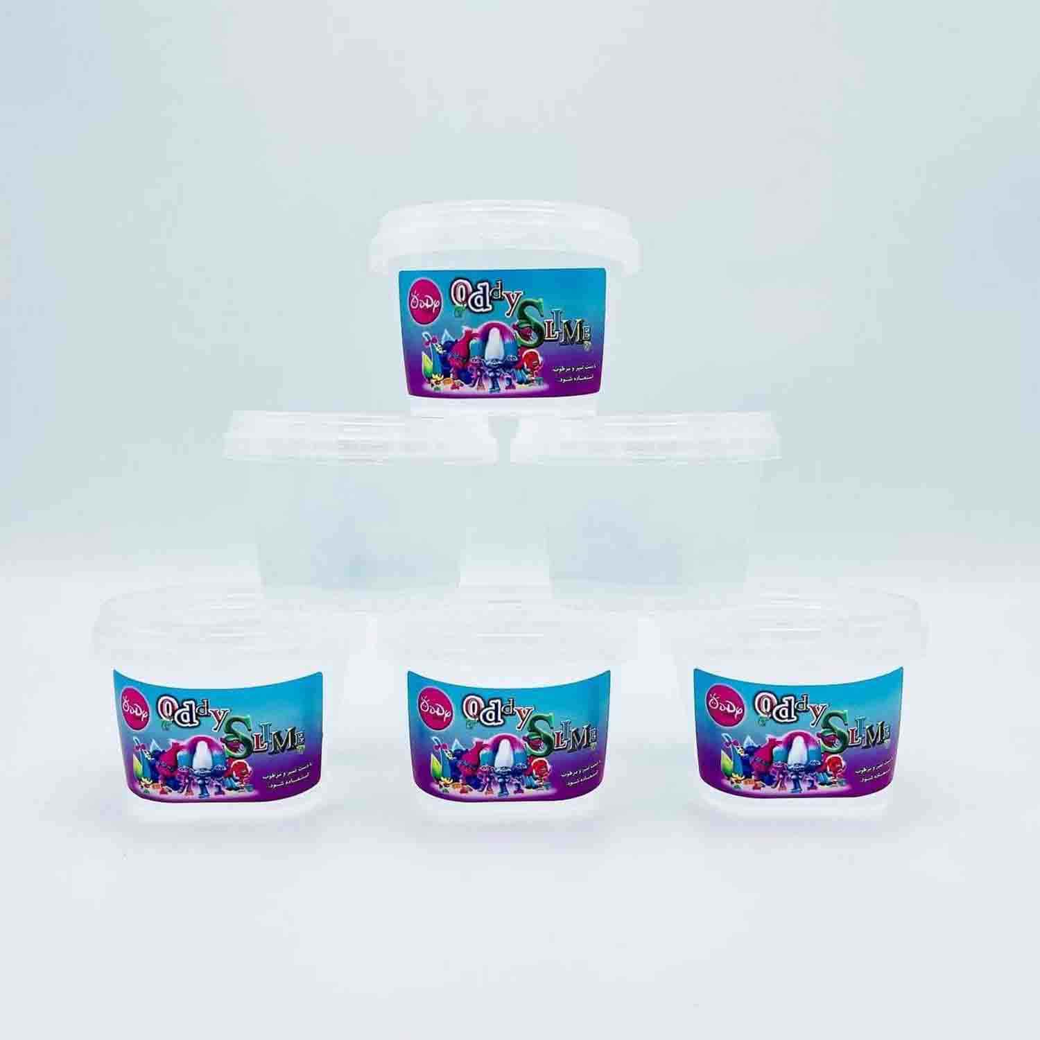 oddy اسلایم 500گرمی شفاف شیشه ای