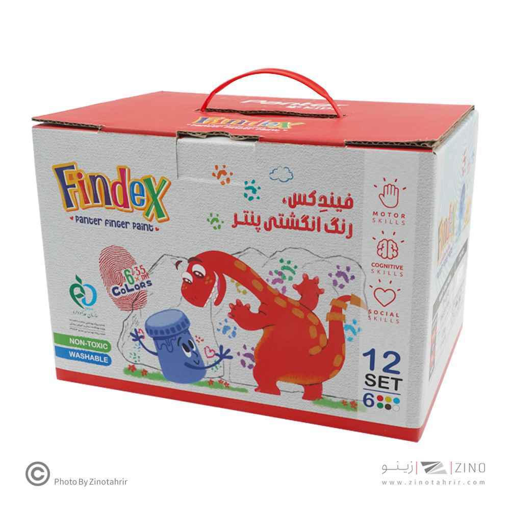 رنگ انگشتی6رنگ(35میل) پنترکدFP-105-6