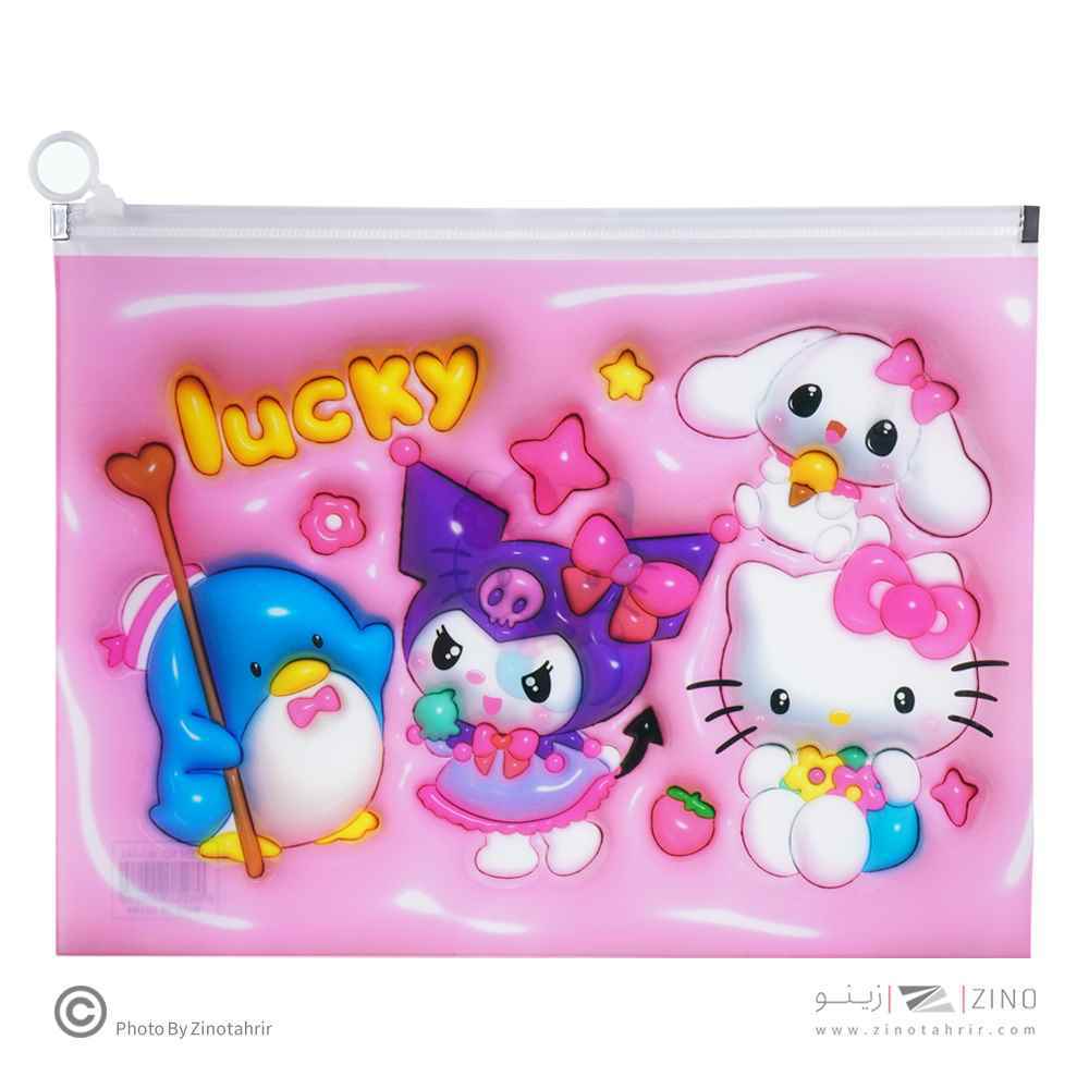 پوشه زیپ دارA4فانتزی