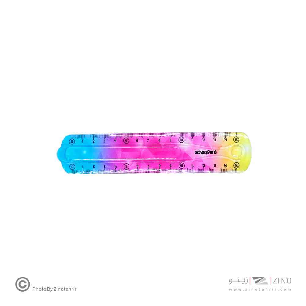 خط کش15سانت ژله ای(نشکن) کهکشانی اسکول فنز کد92691