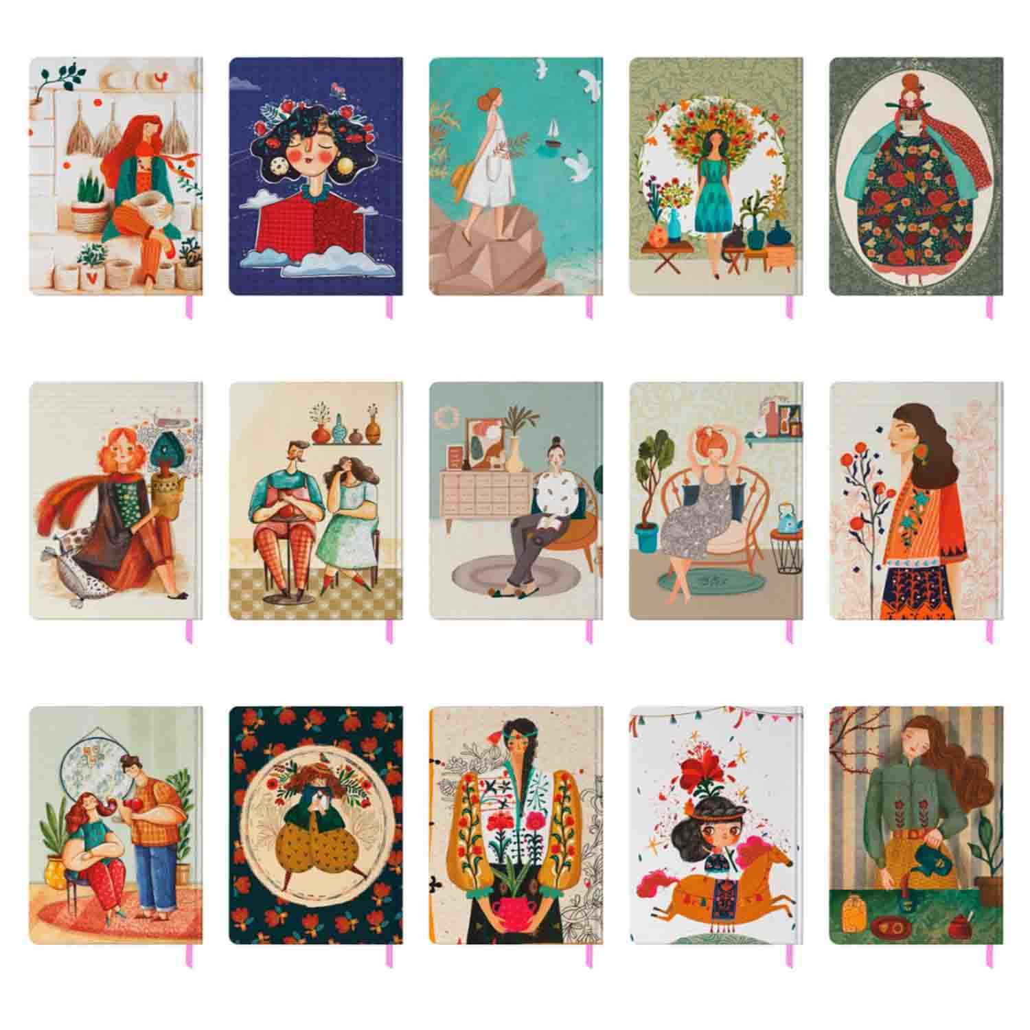 پلنررنگی هفتگی جیبی 1/8 جلدسخت 12*17 مسترنوت کد407کارتن50عددی 