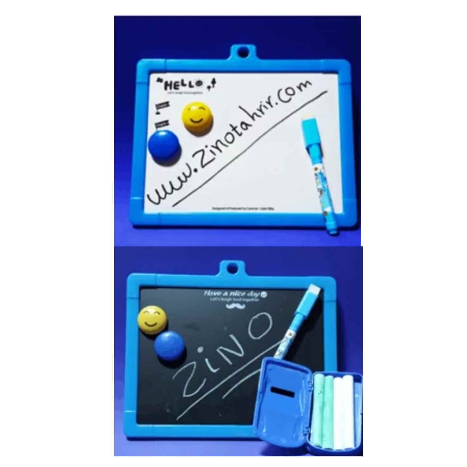 تخته وایت برد فانتزی (طرح بوم) همراه با ماژیک سویل کد1605