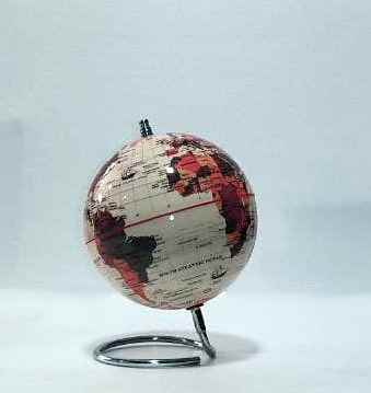 کره جغرافیایی سایز14 پایه هندسی کرم لاتین ایده