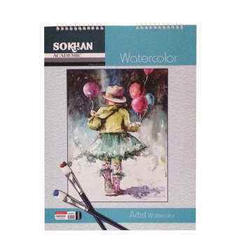 دفترآبرنگی A4 سخن 10برگی