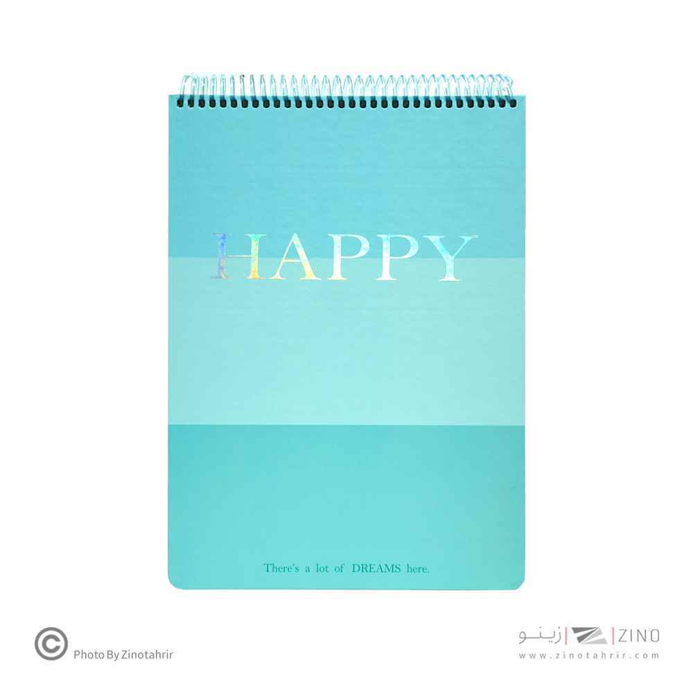 دفتر100برگA4سیم از بالا لانگو سری هپی پرو نوت