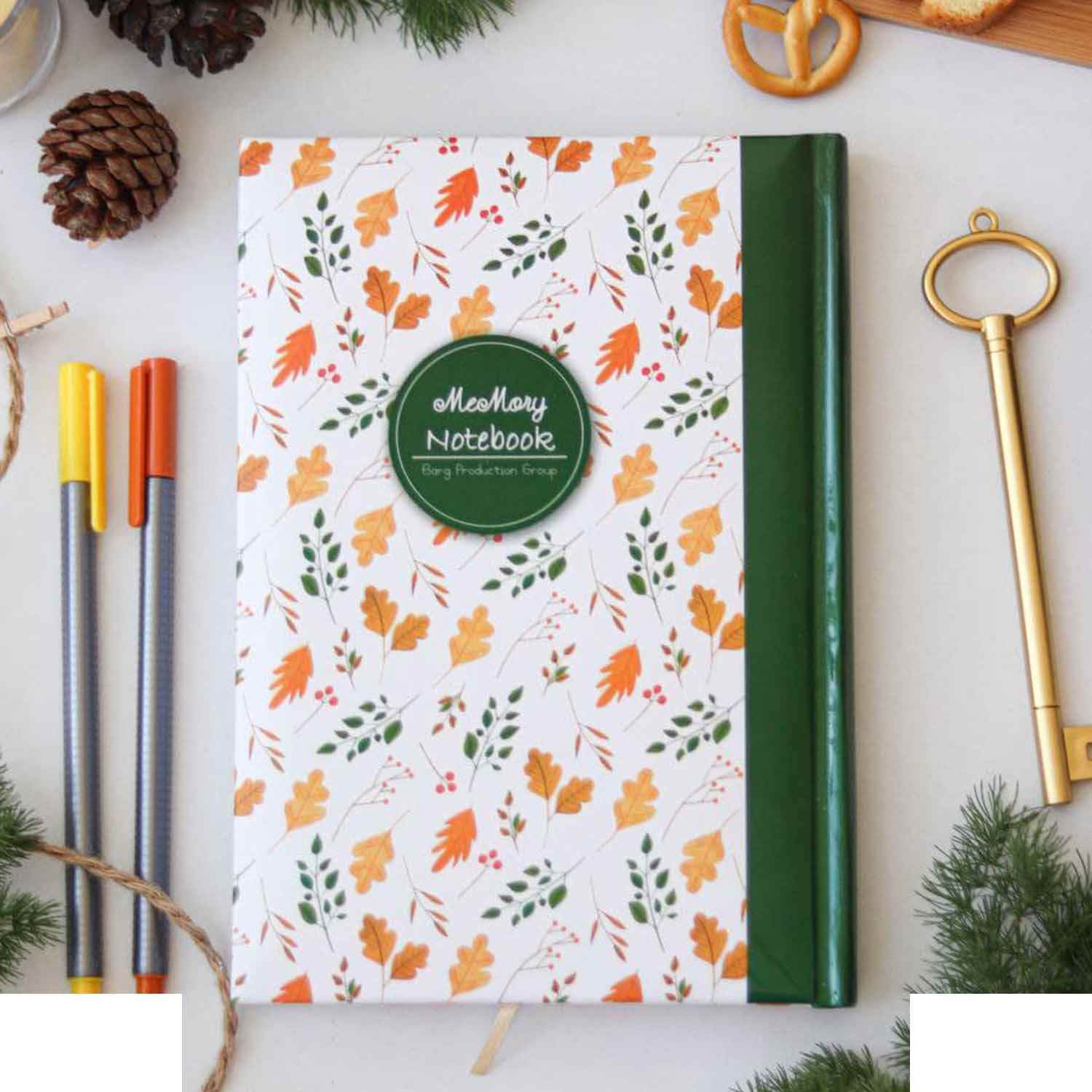 دفترخاطرات کلاسیک برجسته قفل دار کینگ کد2044