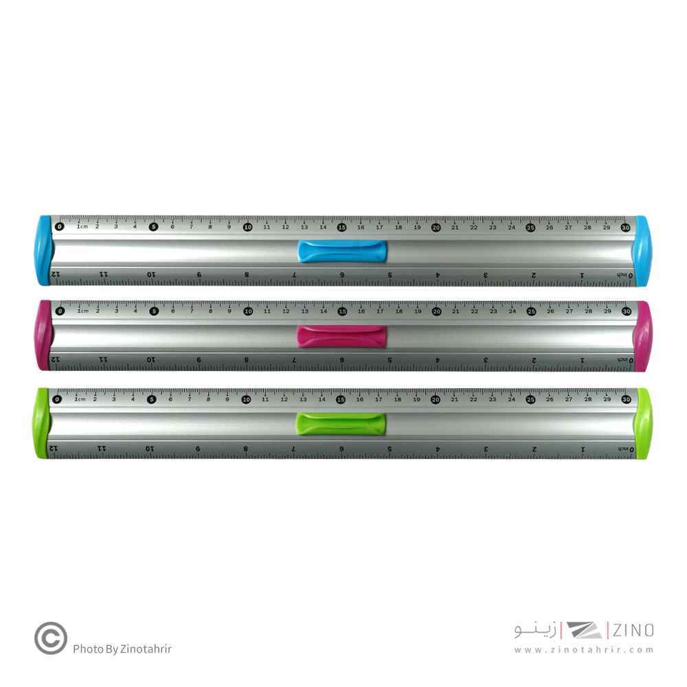 خط کش30سانت(مهندسی عمران) بدنه آلومینیومی اسکول فنز کد92695