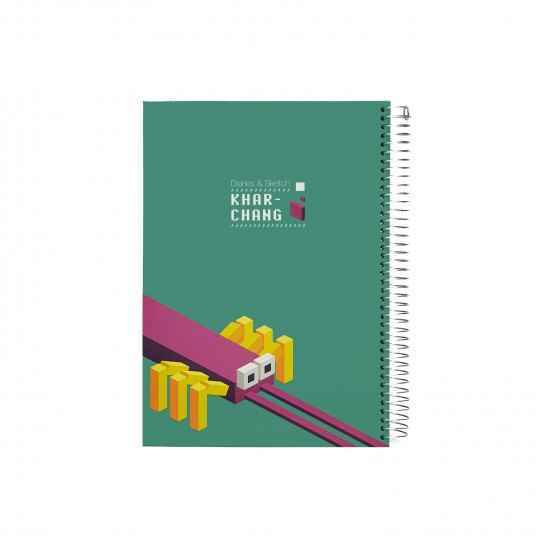 دفتر120برگ رحلی سیمی ایده