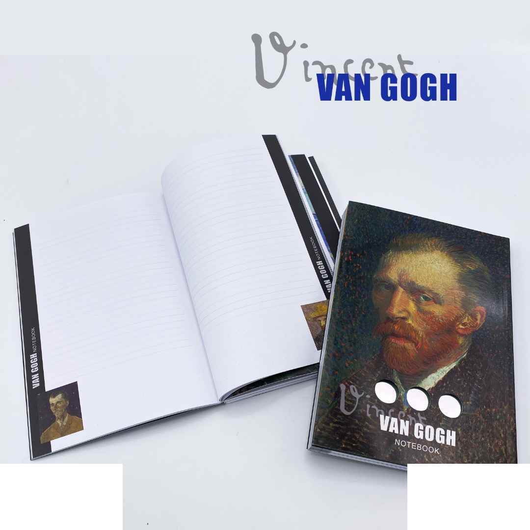 دفتریادداشت سری ونگوگ گلاسه سایز21*14 همیشه