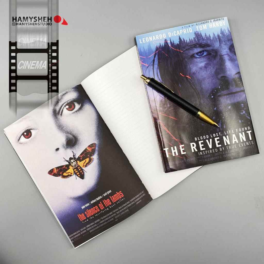 دفتریادداشت سری پوسترفیلم گلاسه سایز21*14 همیشه