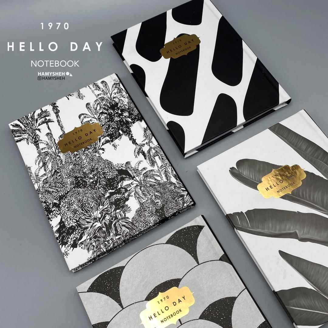 دفتریادداشت 15*20سری DAY HELLO همیشه