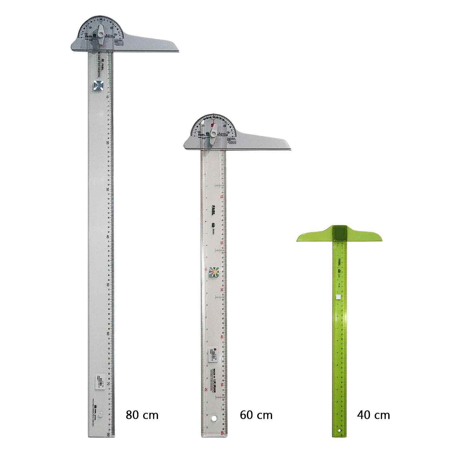 خط کش تی 80سانت  فابل