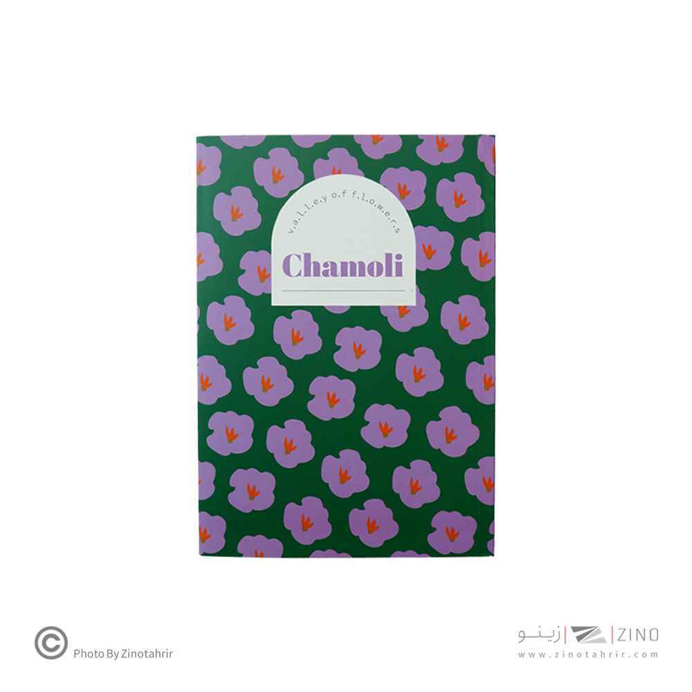 دفتریادداشت(خط دار)21*14ته چسب همین سری FLOWER