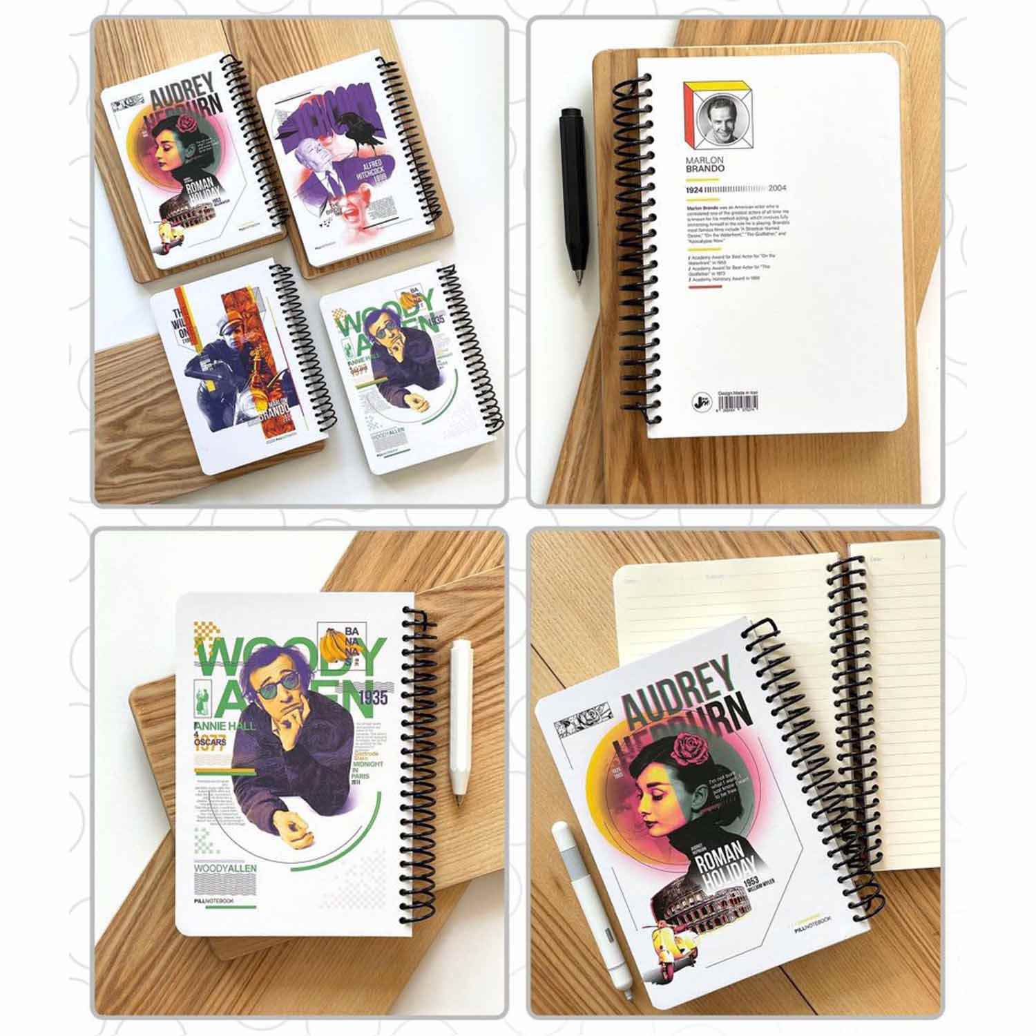 دفتررقعی سایز14*20لجندپیل سری سینماگران