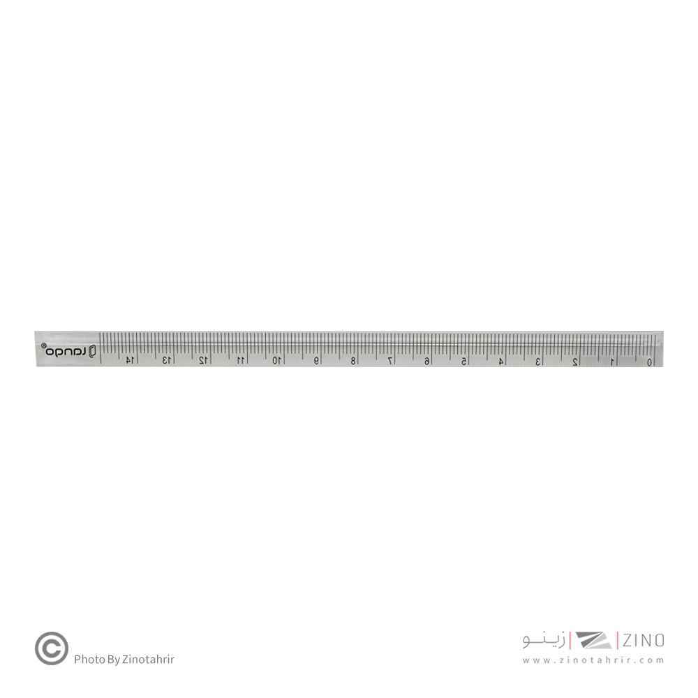 خط کش15سانت کریستال(سه گوش/مثلثی) لانگو شفاف