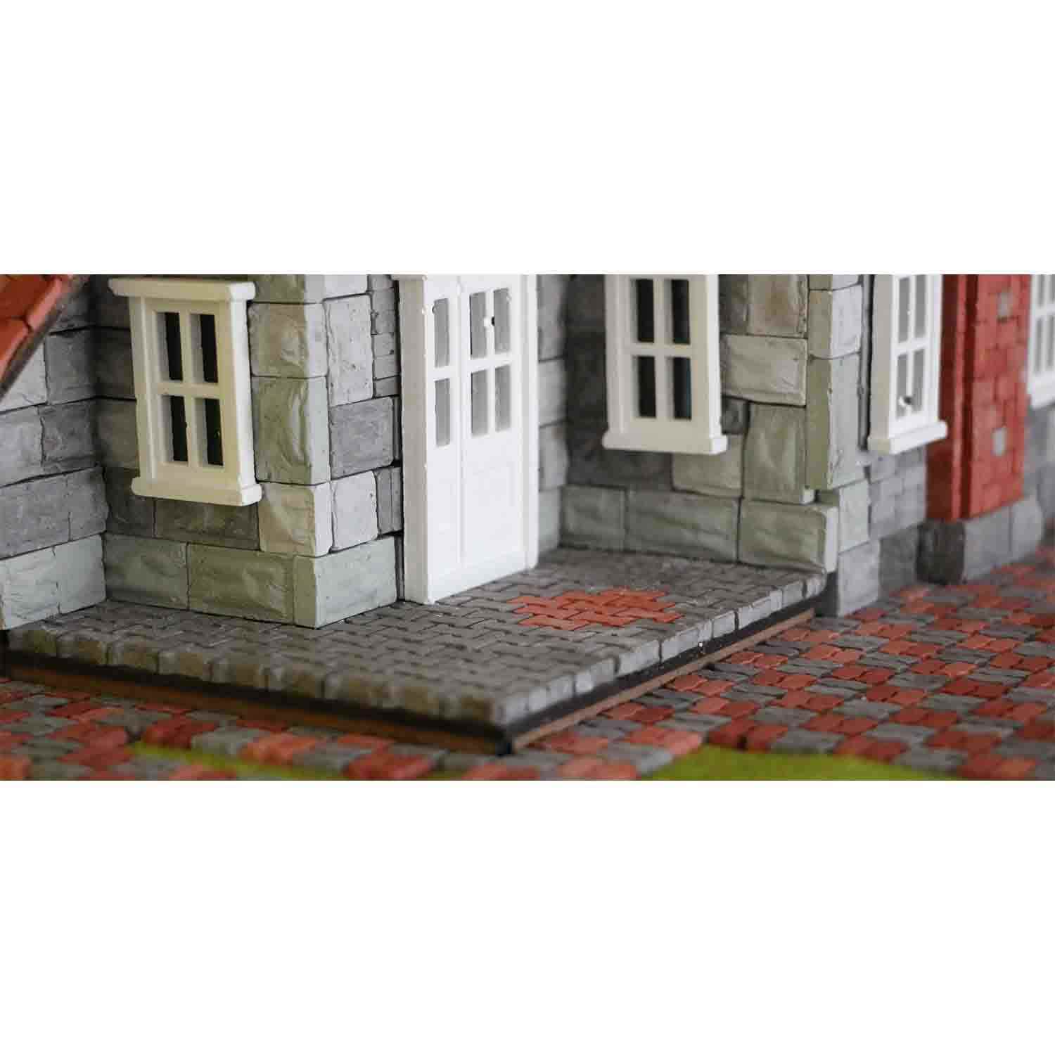 سنگ فرش موجی مقیاس1/12تعداد400عددی اشل 