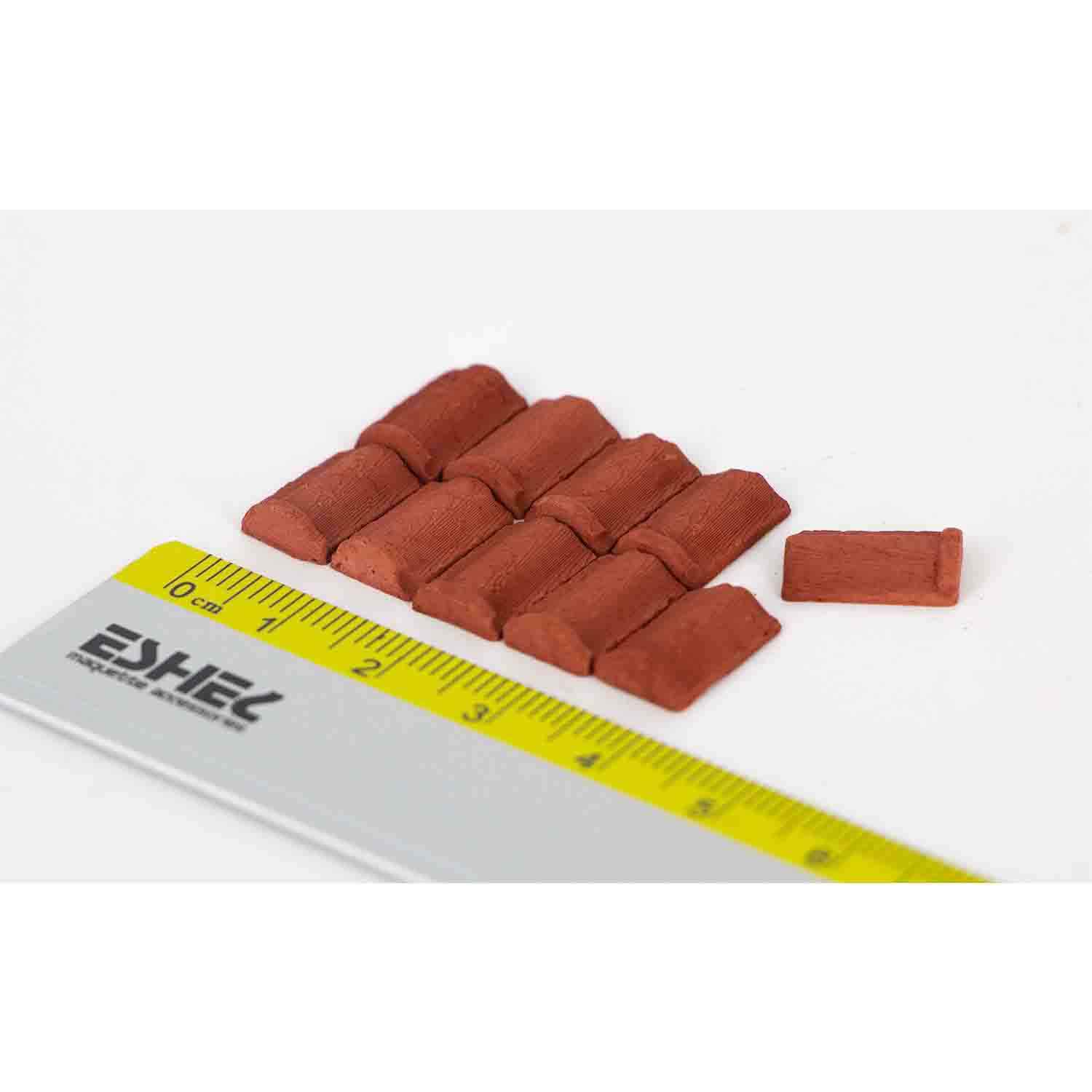 سفال بام نیمگرد مقیاس 1/24تعداد300عددی اشل