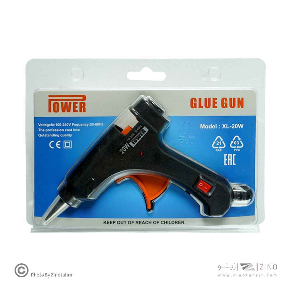 تفنگ حرارتی کوچک دکمه دار20وات کدXL-20W