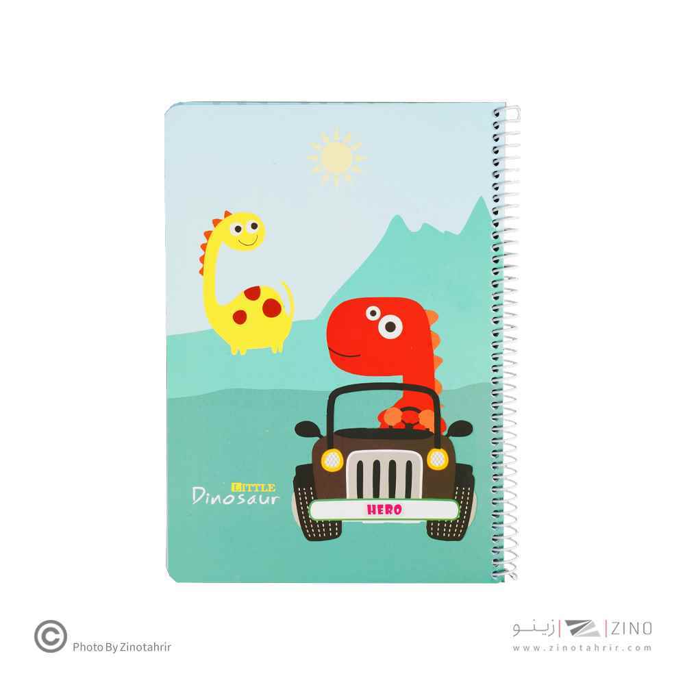 دفتر100برگ وزیری سیمی(حاشیه دار فانتزی) هیرو