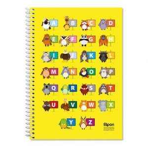 دفتر60برگ چهارخط وزیری سیمی الیپون جلدنرم فانتزی کد291کارتن72عددی