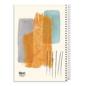 دفتر60برگ نقاشی سیمی وزیری فانتزی الیپون کد255کارتن 72عددی