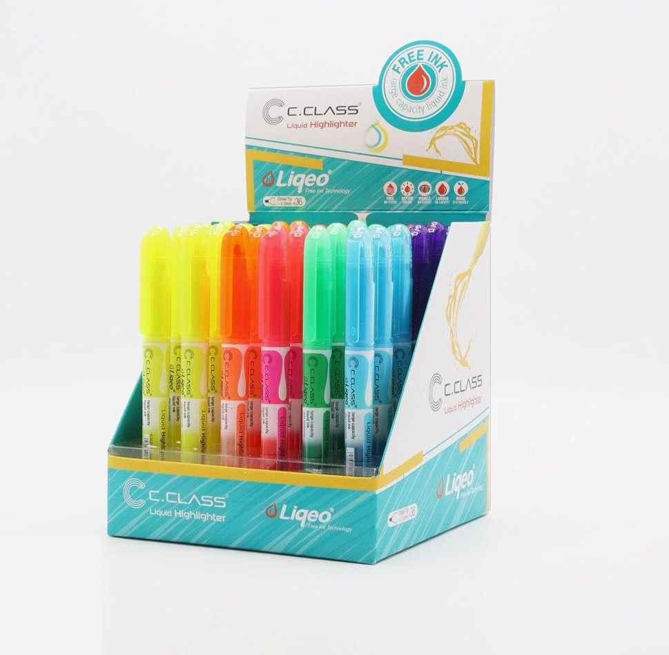 علامت زن رگلامی قلمی مایع سیکلاس استند 36 عددی کد H-3129