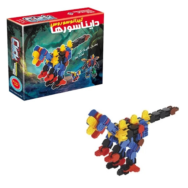 کلیک دایناسور تیرانوسوروس (قرمز)