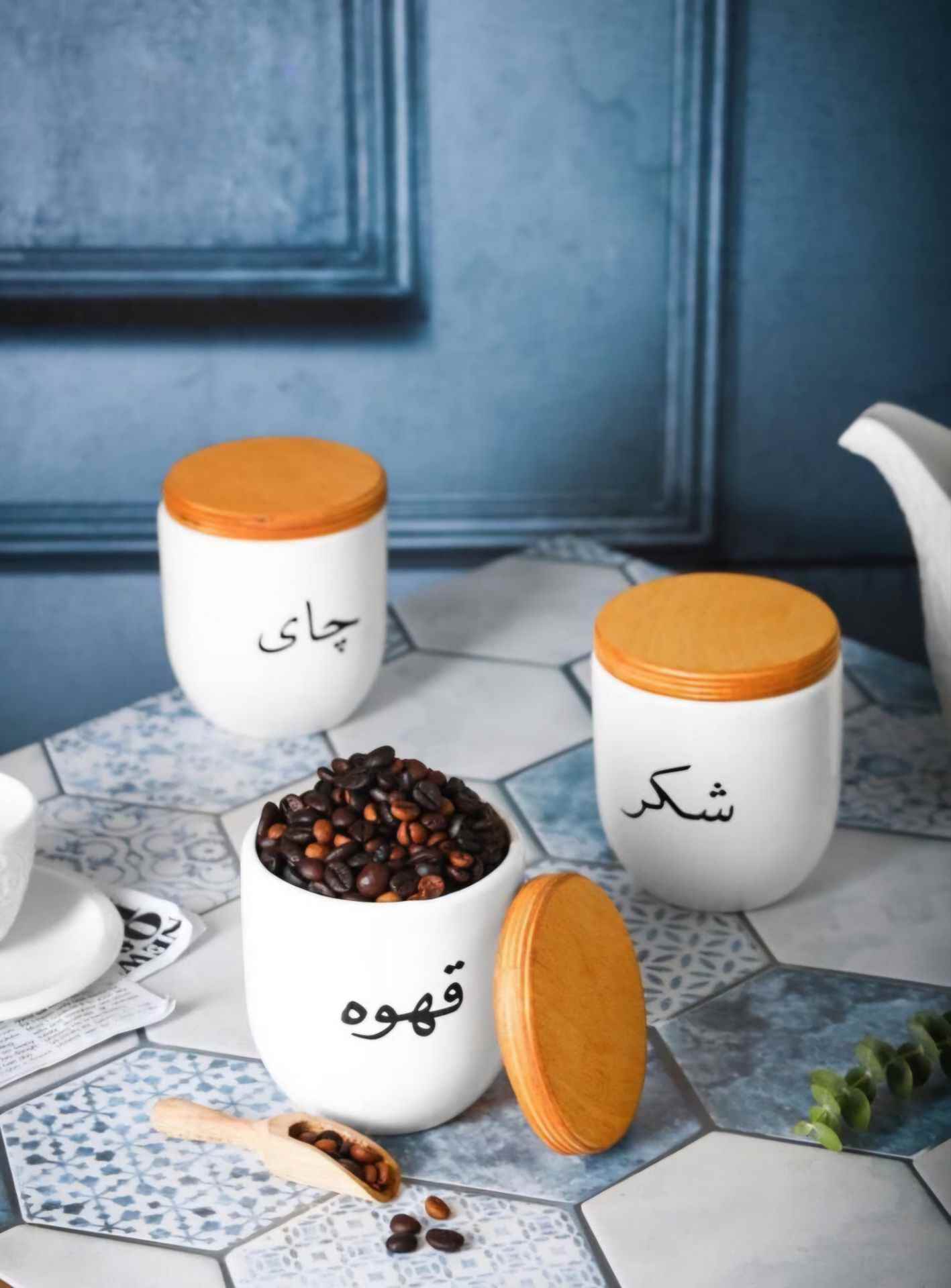 بانکه سرامیکی گرد لاتین سایز1
