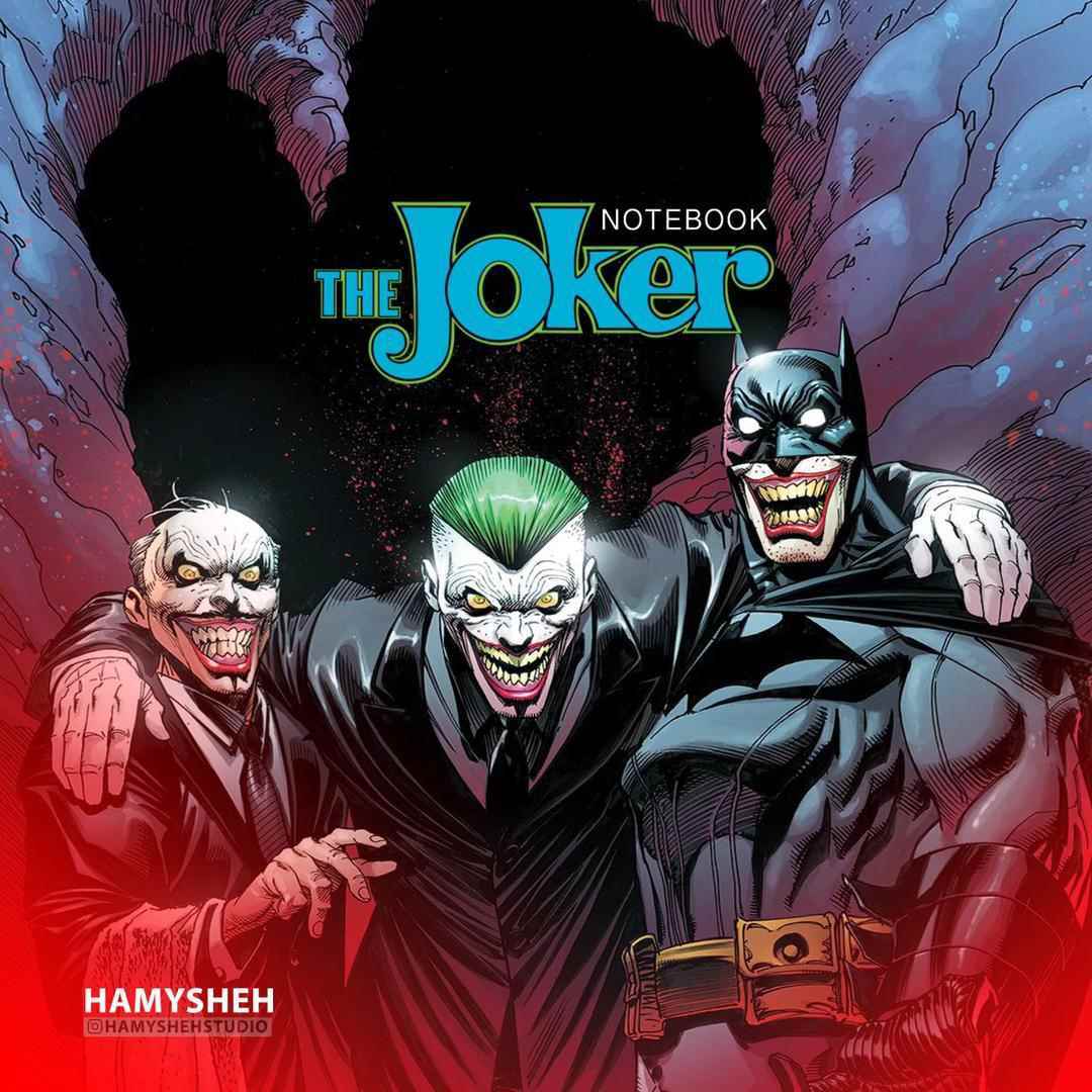 دفتریادداشت سری جوکر گلاسه سایز21*14همیشه