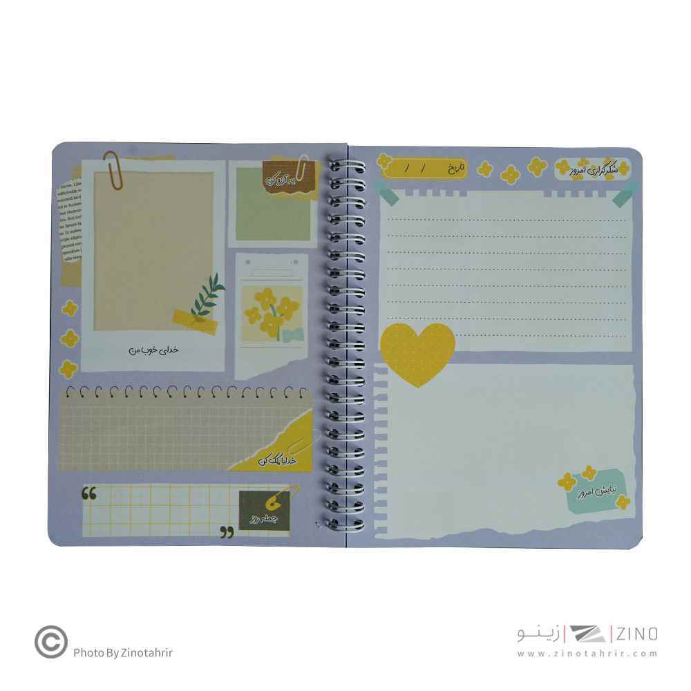 پلنر80برگA5سیمی20*14آبرنگ سری نیایش های من کدA022