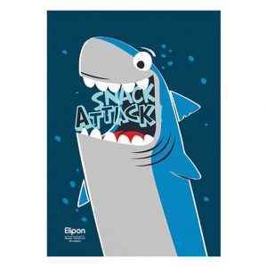 دفتر60برگ وزیری شومیزفانتزی الیپون کد220کارتن84عددی