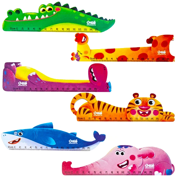 خط کش چوبی طرح حیوانات(72)