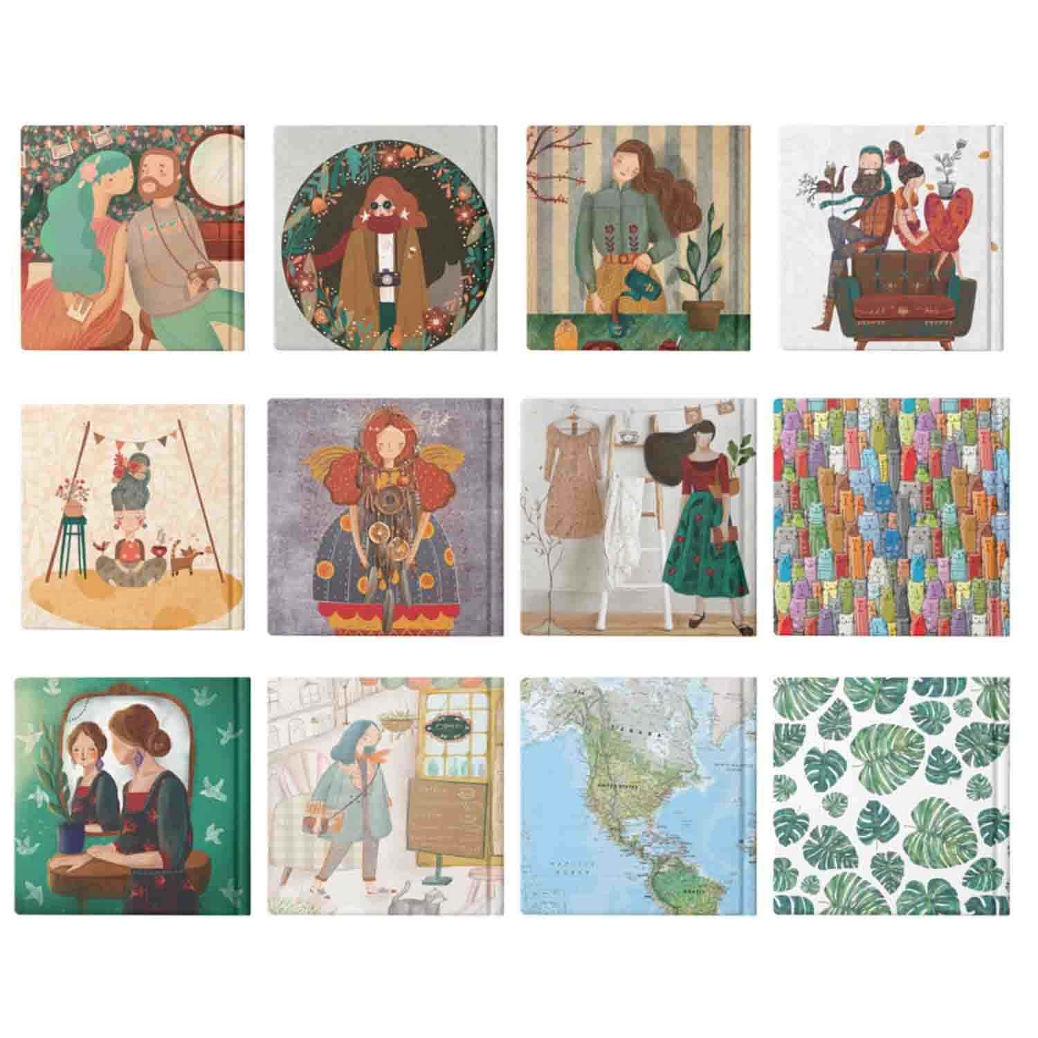 دفتر100برگ بولت ژورنال 15*15مسترنوت کد458کارتن44عددی 