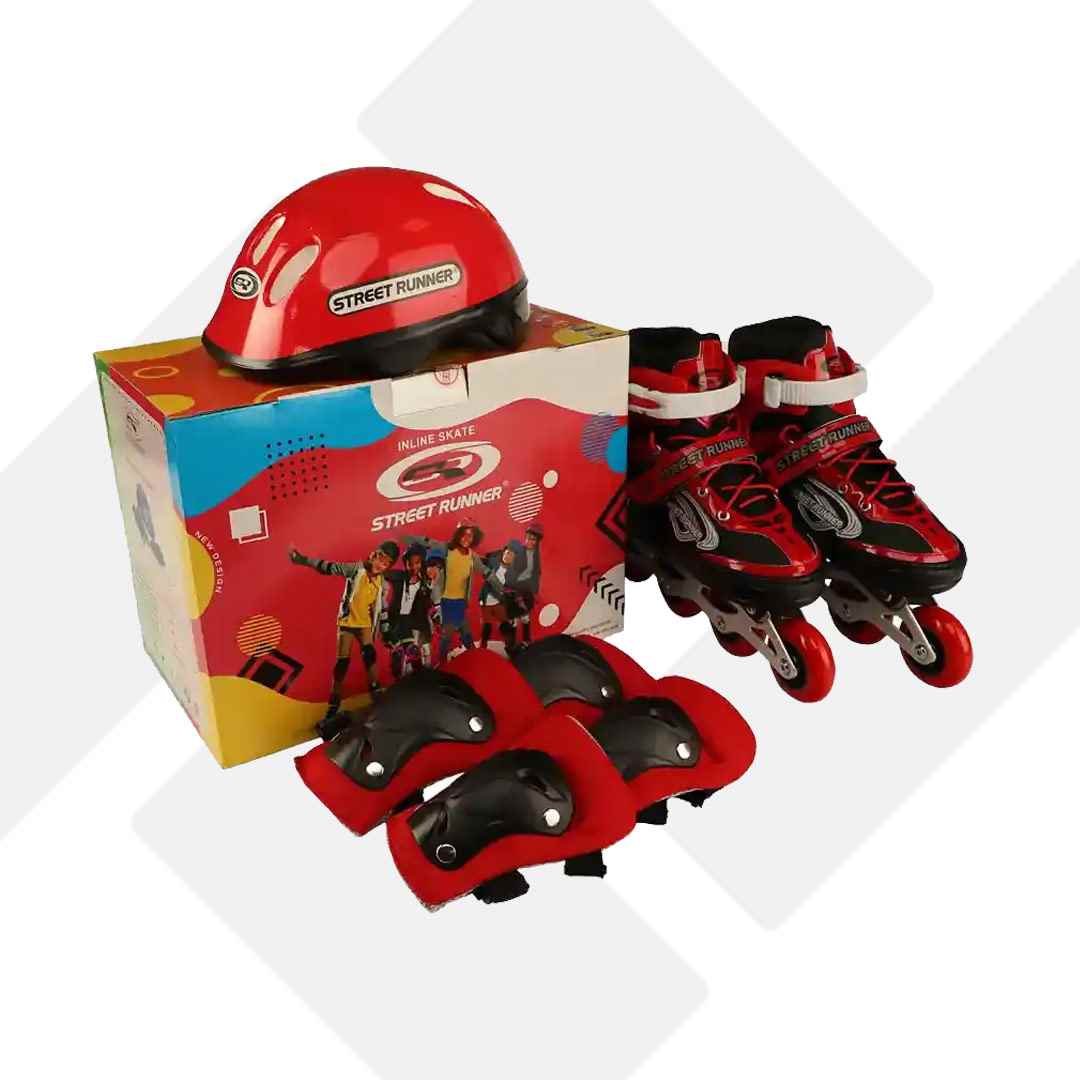 کفش اسکیت استریت رانر متوسط 501m سایز 35-38 تسما 6