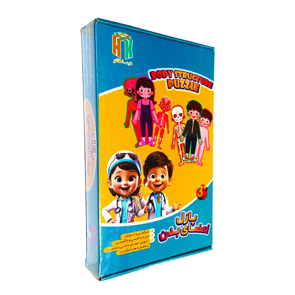 پازل 5 لایه بدن انسان جعبه ای (24)