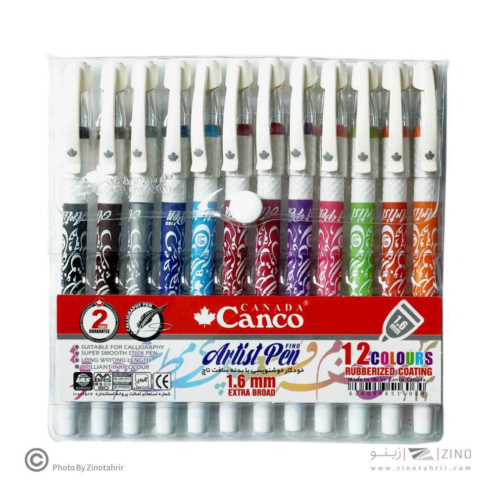 خودکار رنگی 1/6 لارج آرتیست کنکو بسته  12رنگ