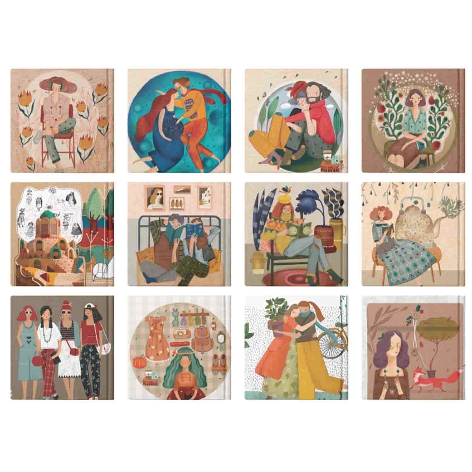 دفتر100برگ بولت ژورنال 15*15مسترنوت کد458کارتن44عددی 