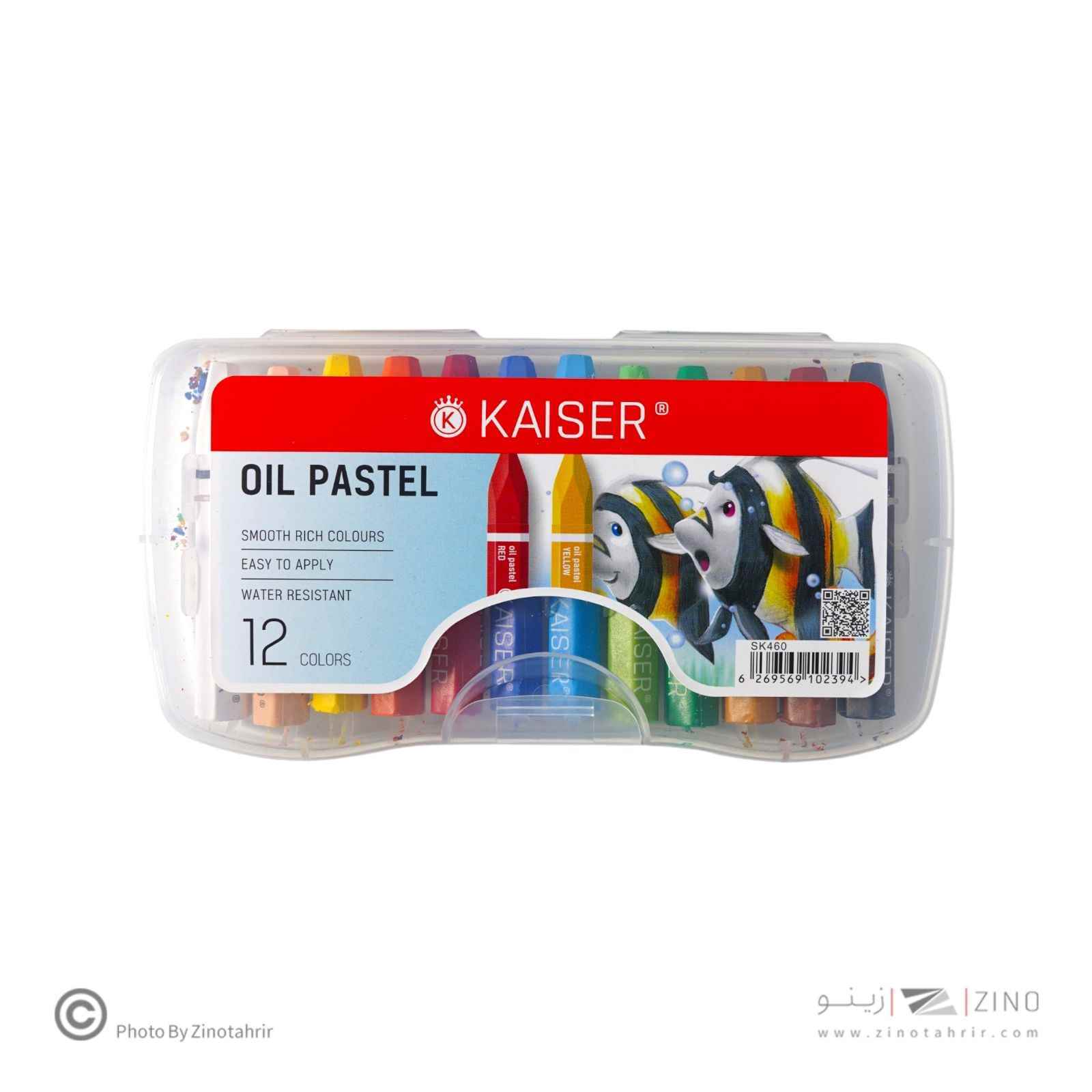 پاستل روغنی12رنگ طلقی کایزر کد460