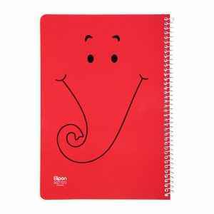 دفتر60برگ نقاشی سیمی وزیری فانتزی الیپون کد255کارتن 72عددی