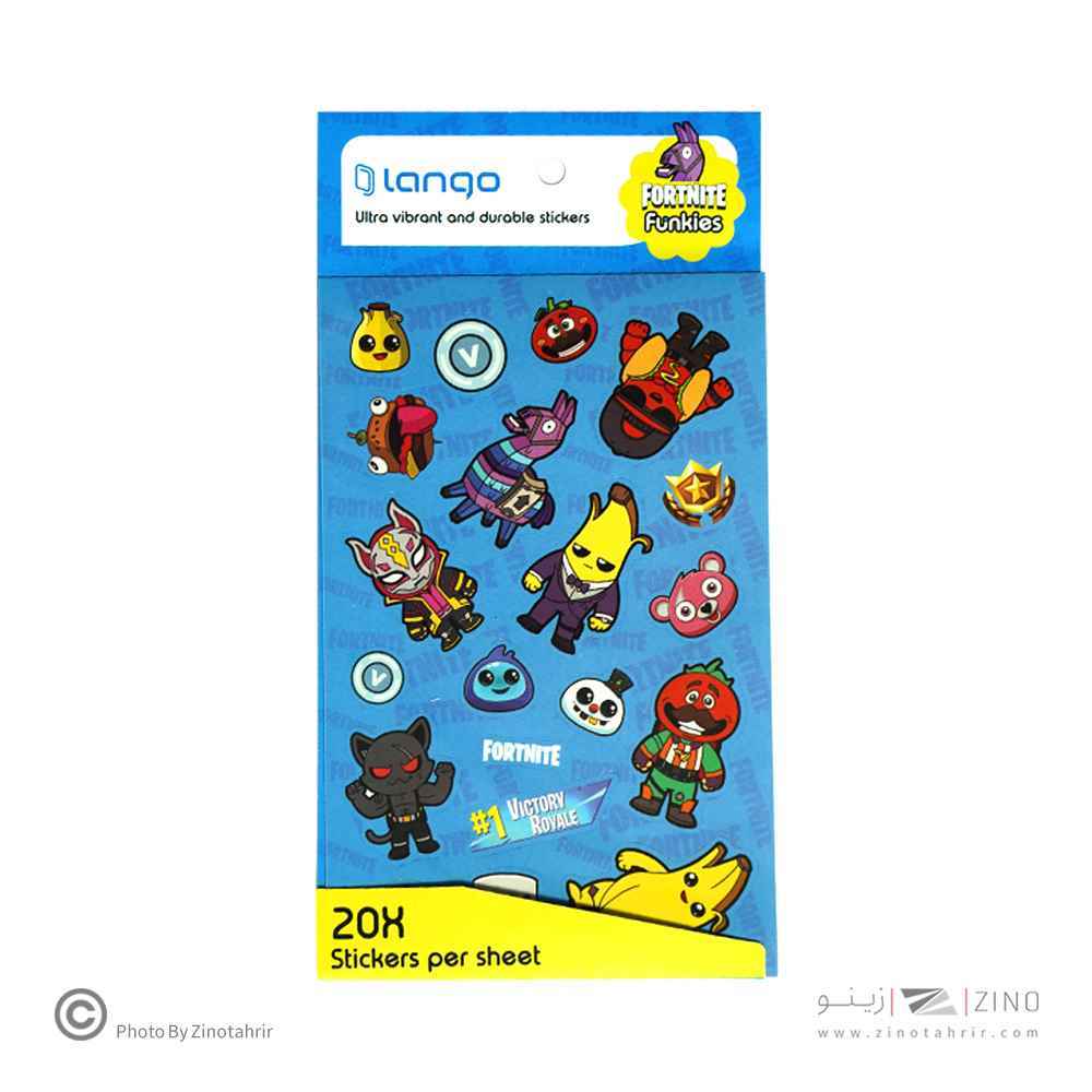 برچسب لانگو سری فانکیز طرح فورت نایت