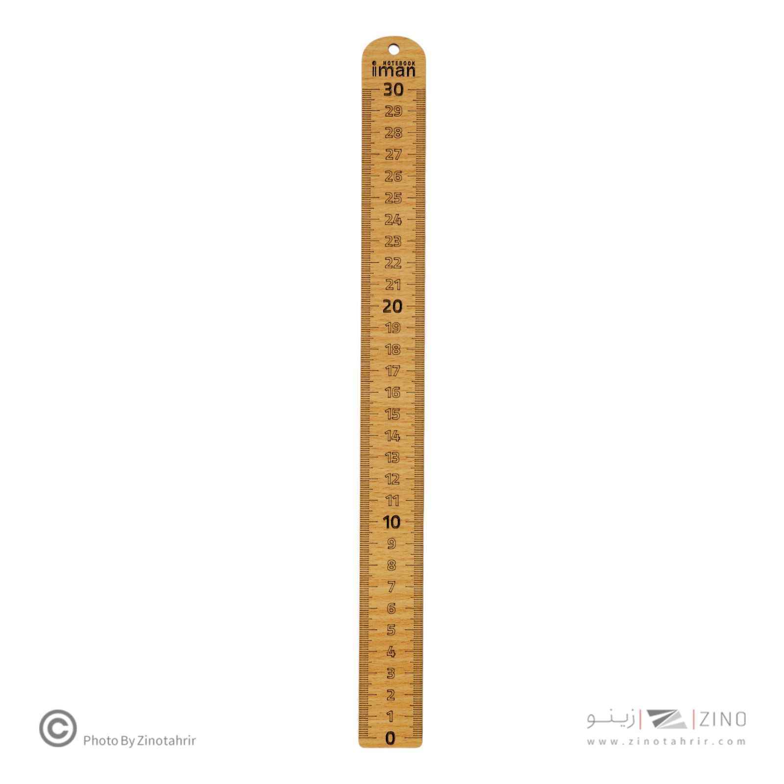 خط کش 30سانت دانشجویی ایمان کد9917 