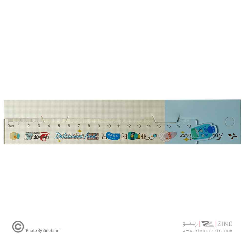 خط کش18سانت فانتزی کریستال