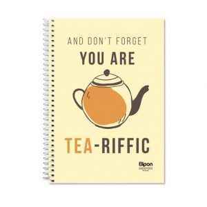 دفتر60برگ دوخط وزیری سیمی فانتزی الیپون کد259کارتن72عددی