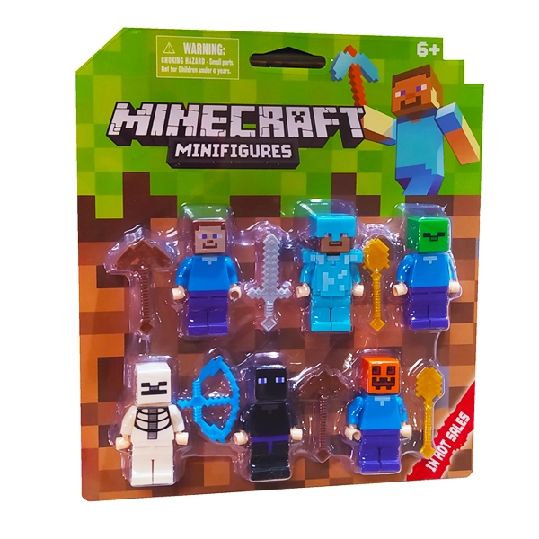 مینی فیگور ماین کرفت رو کارتی