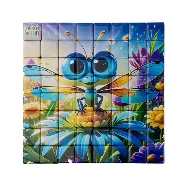 پازل سرامیکی سنجاقک