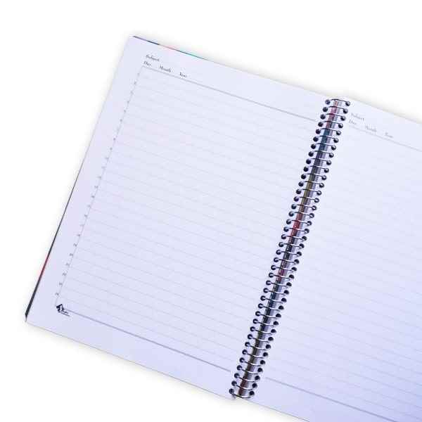 دفتر80برگ سیمی طلقی میکرو کدC8